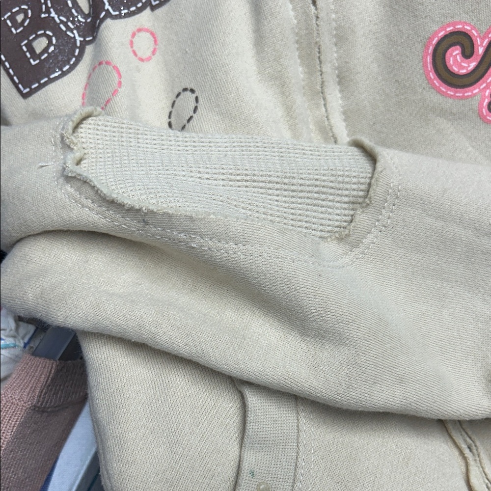 Original Bobby Jack Kids Beige Graphic Hoodie - Picture 6 of 7